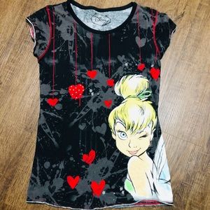 DISNEY TINK T-shirt Short Sleeve Tinkerbell Sz M